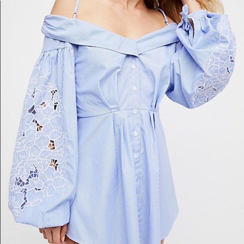 Free People cutest thing poplin tunic